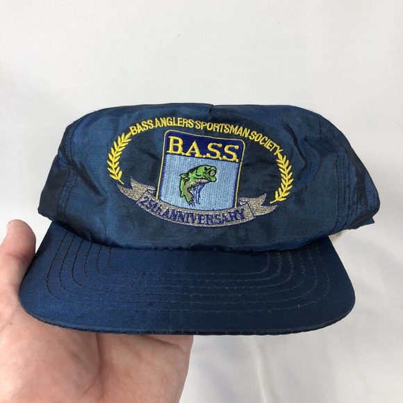 VTG 1992 25th Anniversary Bass Anglers Sportsman Society Hat Cap Snapback 90s - Picture 10 of 10